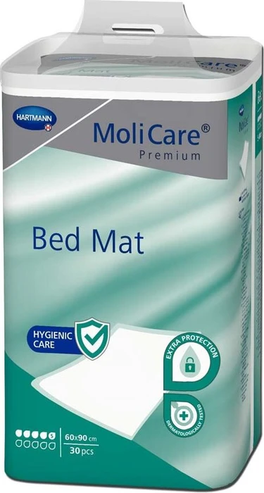 Hartmann MoliCare Premium Bed Mat 5 Tropfen Bettschutzeinlage, 60x90cm, 120 Stück