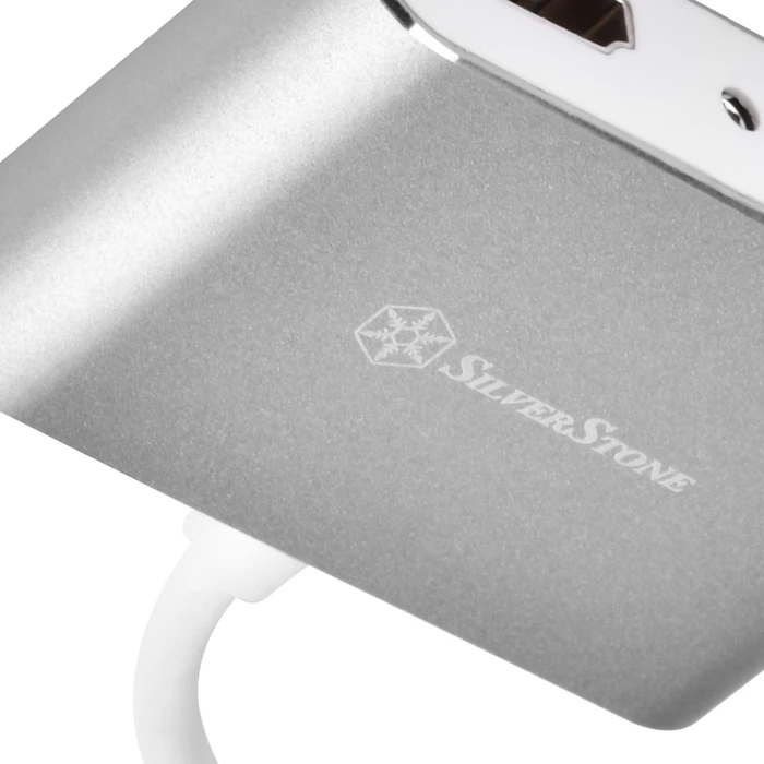 SilverStone EP16 USB-C VGA-HDMI Multiport-Adapter