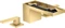 Hansgrohe Axor MyEdition 3-Loch Waschbeckenarmatur 70 mit Push-Open Ablaufgarnitur ohne Platte brushed gold optic Vorschaubild