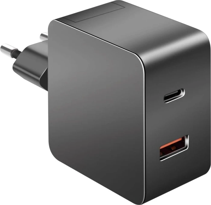 LogiLink USB-A/C Ladegerät GaN 45W schwarz