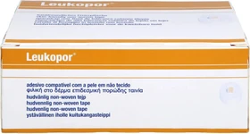 BSN medical Leukopor Fixierpflaster, 2.5cm x 9.2m, 12 Stück