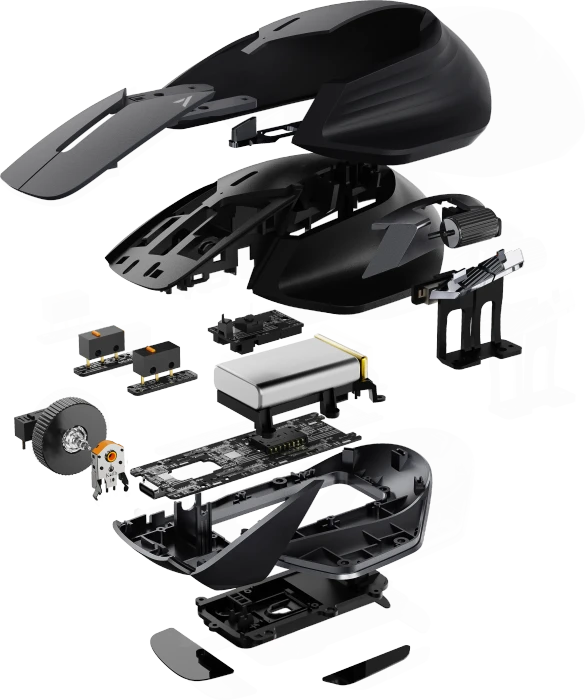 Rapoo VT0Mini 8K/4K Wireless Gaming Mouse schwarz, USB