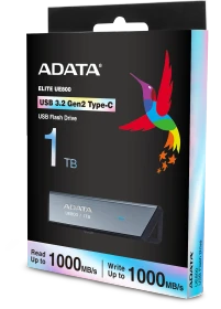 ADATA UE800 1TB silber, USB-C, USB 3.2 Gen 2×1