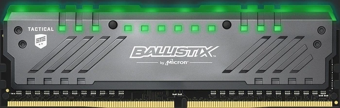 Crucial Ballistix Tactical Tracer RGB UDIMM 8GB, DDR4-3000, CL16-18-18, 1R