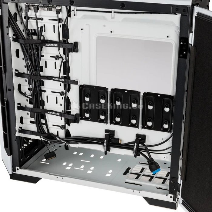 Phanteks Eclipse P600S Glacier White, weiß, Glasfenster, schallgedämmt