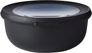 Mepal Multischüssel Cirqula rund Aufbewahrungsbehälter 750ml nordic black