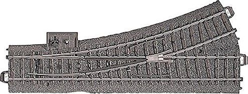 Märklin - Spur H0 Gleis - Weiche links Länge 188.3mm