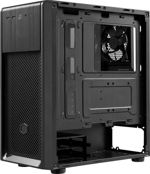 Cooler Master Elite 500 schwarz, Glasfenster