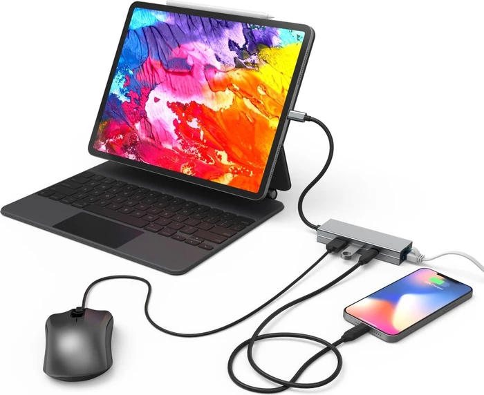 Hama USB-C Multiport-Adapter, USB-C 3.0 [Stecker]