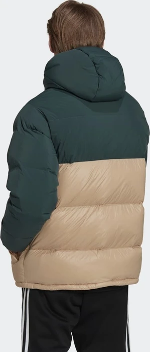 adidas Down Regen Hooded Puffer Jacke mineral green/magic beige (Herren)