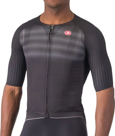 Castelli Aero Race 8S Trikot kurzarm schwarz (Herren)