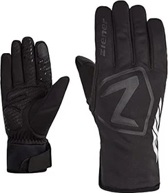 Ziener Daqua AS Touch Fahrradhandschuhe schwarz