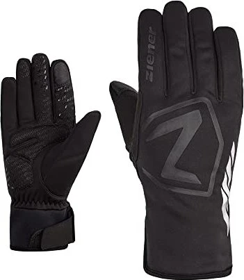 Ziener Daqua AS Touch Fahrradhandschuhe schwarz