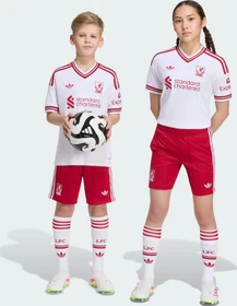 adidas Liverpool FC 2026/2027 Auswärtsshorts strawberry red (Junior)
