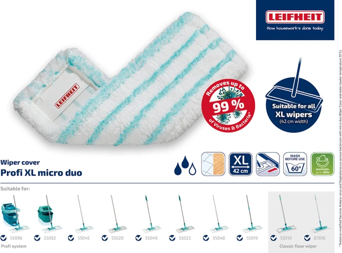 Leifheit Profi XL micro duo Wischbezug