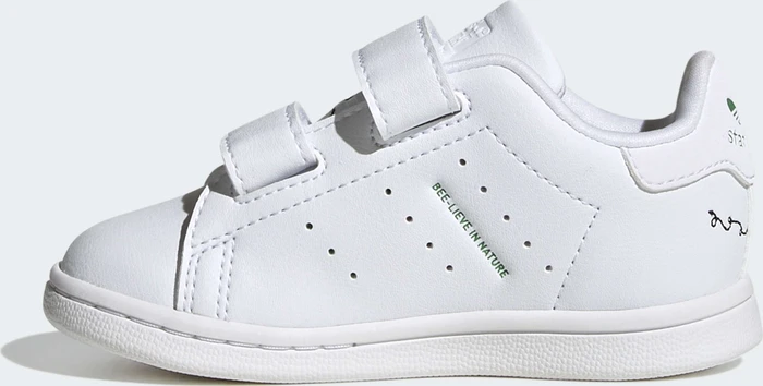 adidas Stan Smith cloud white/green/shock purple (Junior)