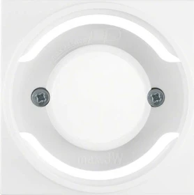 Berker S.1/B.3/B.7 Zentralstück für Lichtsignal E14, polarweiß glänzend