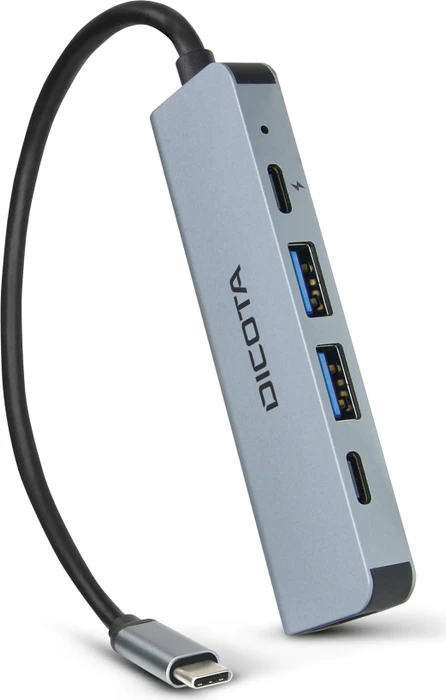Dicota USB-C 5-in-1 Video Hub 4K, USB-C 3.0 [Stecker]