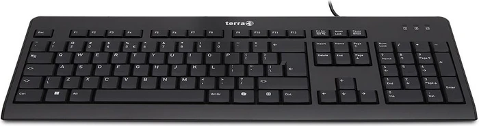 Wortmann Terra Keyboard 1500, schwarz, USB, US/EU