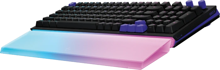 Logitech G512 X Palm Rest 98, Acryl-Handballenauflage, transparent