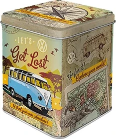 Nostalgic Art Retro Teedose VW Bulli - Let's get lost Aufbewahrungsbehälter