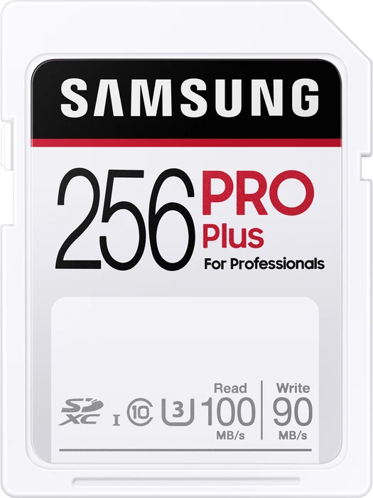 Samsung PRO Plus for Professionals R100/W90 256GB, UHS-I U3, Class 10