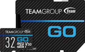 TeamGroup GO R100/W50 32GB Kit, UHS-I U3, Class 10