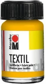 Marabu Textilfarbe, mittelgelb, 15ml