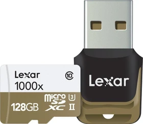 Lexar Professional 1000x R150/W45 128GB Kit, UHS-II U3, Class 10