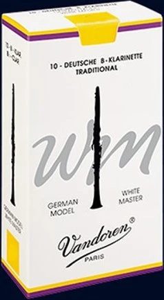 Vandoren CR1625T White Master Traditonal, Stärke 2.5, 10 Stück