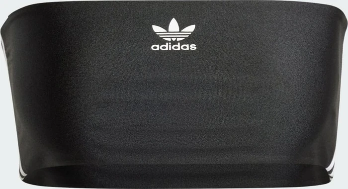 adidas 3-Streifen Tube Crop-Top schwarz (Damen)