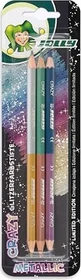 Jolly Supersticks Crazy Metallic Buntstift sortiert, 3er-Pack