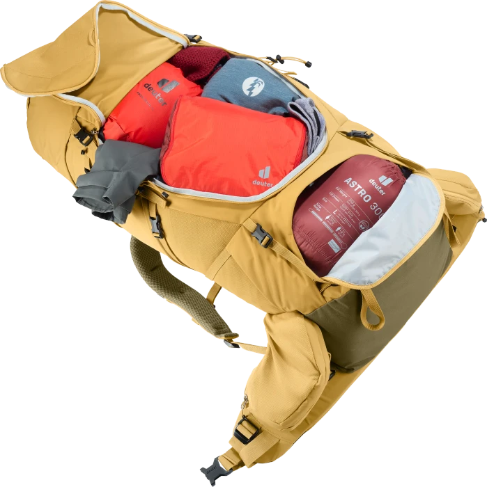 Deuter Aircontact Core 60+10 savanna/nori