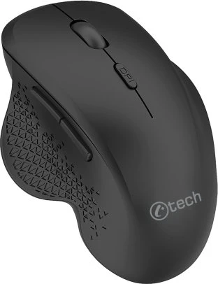 C-Tech WLM-14 Wireless Dual-Mode Ergo Mouse schwarz, USB/Bluetooth