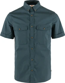 Fjällräven Övik Air Stretch Hemd kurzarm mountain blue (Herren)
