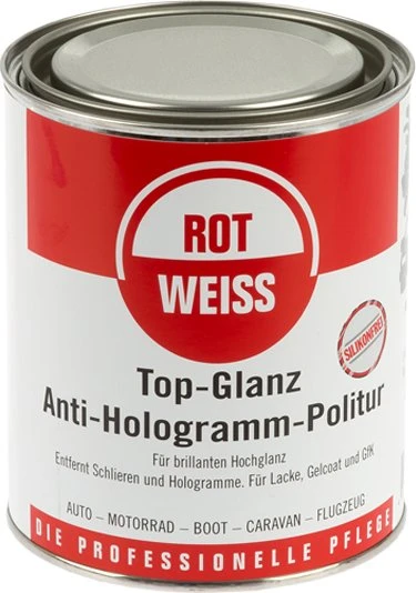 RotWeiss Top-Glanz Anti-Hologramm-Politur 750ml (1500)