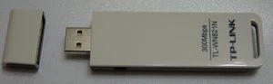 TP-Link Wireless 300N, 2.4GHz WLAN, USB-A 2.0 [Stecker]