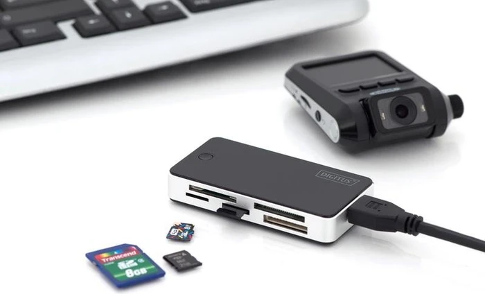 Digitus All-in-one Multi-Slot-Cardreader, USB 3.0 Micro-B [Buchse]