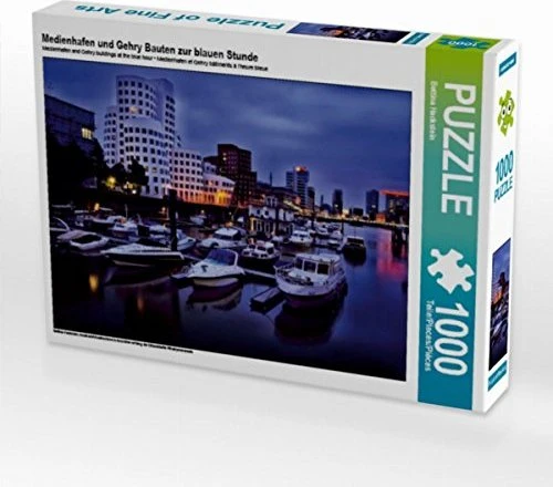 Calvendo Medienhafen und Gehry Bauten zur blauen Stunde