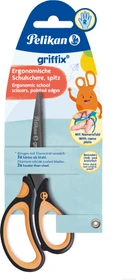Pelikan griffix Schulschere Blisterverpackung, Universalschere, Rechtshänder, 150mm, Neon Black