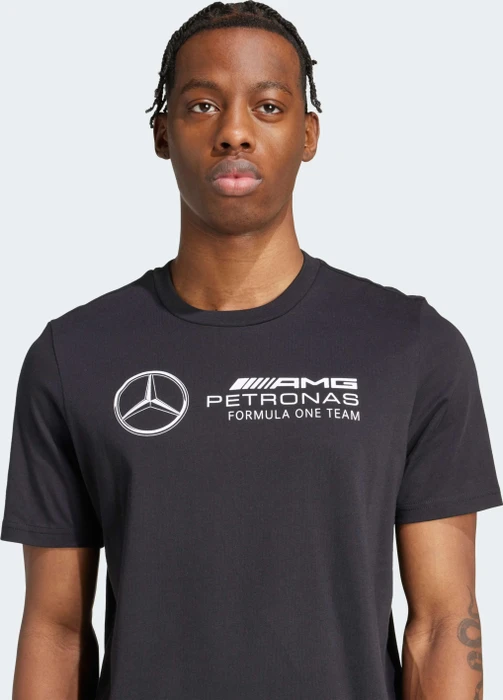adidas Mercedes AMG Petronas Formula One Team DNA Graphic T-Shirt kurzarm schwarz/weiß (Herren)