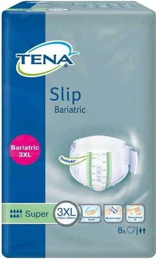 Tena Slip Bariatric Super Schutzhose Größe XXXL, 8 Stück