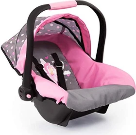 Bayer Design Autositz mit Dach grau/rosa