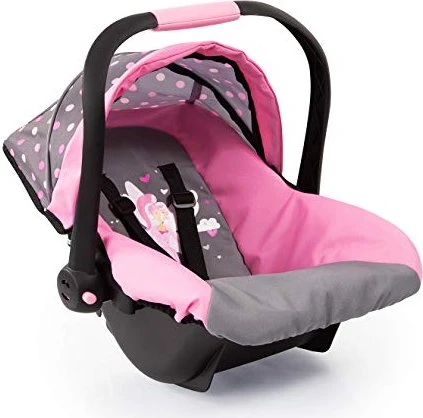 Bayer Design Autositz mit Dach grau/rosa