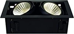 SLV Kadux 2 LED Einbauleuchte 37cm 2-flammig schwarz