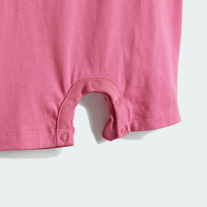 adidas Gift Set mit Beanie Jumpsuit pink fusion (Junior)