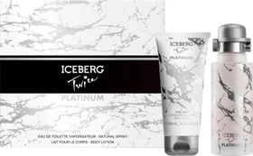 Iceberg Twice Platinum EdT 125ml + Body Lotion 100ml Duftset
