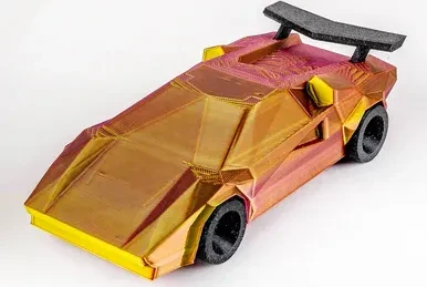 Polymaker Panchroma Dual Silk PLA, Aubergine (Lime-Magenta), Spule, 1.75mm, 1.00kg