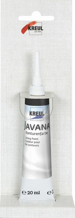 Kreul Javana Kontur Seidenmalfarbe, schwarz, 20ml