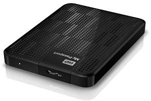 Western Digital WD My Passport schwarz 1TB, USB 3.0 Micro-B